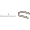 image:imageUmbra Cappa 114 Adjustable Curtain Rod for Windows  72 to 144 Drapery Rod Nickel amp 242731782REM Basic Curtain Drapery Holdback for Window SilverNickel 5 x 48 x 28 inches