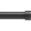 image:imageUmbra Cappa Curtain Rod for Windows Adjustable 66 to 120 Inches Brass  Steel construction includes brackets and finials holds 22 lbs per bar easy installationBlack
