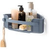 image:imageUmbra Flex Adhesive Shower Corner Shelf for Bathroom Slate Blue