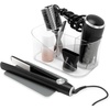 image:imageUmbra Glam Organizer Countertop Makeup and Cosmetic MultiFunction Storage for Hair Tools with Dividers ClearDark GrayClear
