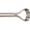 image:imageUmbra Loop Curtain Rod for Window Adjustable 42 to 120 Black  Steel construction holds 22 lbs complete hardware included easy installation layering curtains for light controlNickel