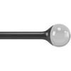 image:imageUmbra Orba Modern 1 Curtain Rod Includes 2 Matching Finials Brackets amp Hardware 36 to 72Inch Matte BlackBlack