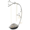 image:imageUmbra Orchid Jewelry Hanging Tree Stand  MultiFunctional Necklace Metal Holder Display Organizer Rack With a Ring Dish Tray  Great For Organization  Can Be Used As Decor Dining Room CenterpieceGun Metal