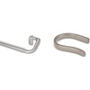 image:imageUmbra Twilight Single Curtain Rod Set  Wrap Around Design is Ideal for Blackout or Room Darkening Panels 4888 Nickel amp 242731782REM Basic Curtain Drapery Holdback for Window SilverNickelNickel