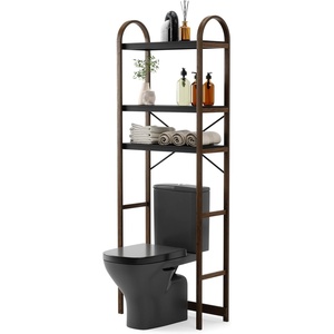 image:imageUmbra Bellwood WallMount Book Shelf Display Case with Three Shelves WhiteNaturalBlackWalnut