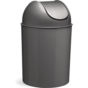 image:imageUmbra Mezzo SwingTop Waste Can 25Gallon 10 L BronzeBrushed Silver