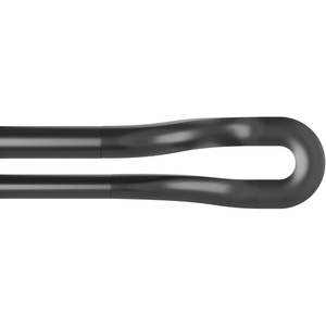 image:imageUmbra Midnight Double Curtain Rod Blackout 42 to 120 Inches Black  Stainless steel supports up to 22 lbs easy nobracket setup room darkeningBlack
