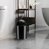 image:imageUmbra 125 Gallon Mini Waste Can with Removable SwingTop Lid  Small Garbage Bin for Kitchen Bathroom Bedroom Office  Compact Trash Can Fit Under Tables amp Counters  Dark BlueGalaxy