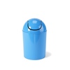 image:imageUmbra 125 Gallon Mini Waste Can with Removable SwingTop Lid  Small Garbage Bin for Kitchen Bathroom Bedroom Office  Compact Trash Can Fit Under Tables amp Counters  Dark BlueSky Blue