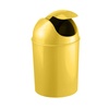 image:imageUmbra 125 Gallon Mini Waste Can with Removable SwingTop Lid  Small Garbage Bin for Kitchen Bathroom Bedroom Office  Compact Trash Can Fit Under Tables amp Counters  Dark BlueYellow