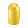 image:imageUmbra 125 Gallon Mini Waste Can with Removable SwingTop Lid  Small Garbage Bin for Kitchen Bathroom Bedroom Office  Compact Trash Can Fit Under Tables amp Counters  Dark BlueYellow