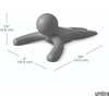 image:imageUmbra Buddy Door Stop HeavyDuty and Flexible SoftTouch Finish Protects Your Floors Grey 2Pack1 Pack