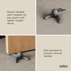image:imageUmbra Buddy Door Stop HeavyDuty and Flexible SoftTouch Finish Protects Your Floors Grey 2Pack6 Pack