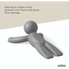 image:imageUmbra Buddy Door Stop HeavyDuty and Flexible SoftTouch Finish Protects Your Floors Grey 2Pack6 Pack