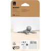image:imageUmbra Buddy Door Stop HeavyDuty and Flexible SoftTouch Finish Protects Your Floors Grey 2Pack6 Pack
