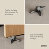 image:imageUmbra Buddy Door Stop HeavyDuty and Flexible SoftTouch Finish Protects Your Floors Grey 2PackSet of 2