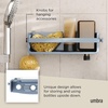 image:imageUmbra Flex Adhesive Shower Shelf for Bathroom Slate Blue