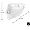 image:imageUmbra Flex Gel Lock Corner Shower Bin