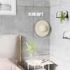 image:imageUmbra Flip Coat Rack Wall Mount Retractable Hooks 3Hook WhiteNickel  Real wood and steel build folds flat when not in use holds coats bags and scarves easy install