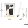 image:imageUmbra Flute 4x6 Inch Picture Frame BlackBrass