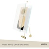 image:imageUmbra Flute 4x6 Inch Picture Frame BlackBrass