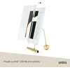 image:imageUmbra Flute 4x6 Inch Picture Frame BlackBrass