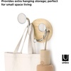 image:imageUmbra Melody WallMount Coat Rack Rail with Nine Hooks NaturalNickel3Hook