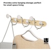 image:imageUmbra Melody WallMount Coat Rack Rail with Nine Hooks NaturalNickel9Hook