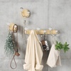 image:imageUmbra Melody WallMount Coat Rack Rail with Nine Hooks NaturalNickel9Hook