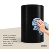 image:imageUmbra Metalla Trash Can Waste Basket Plastic 45 Gallon 17L Bin Black  Opentop waste bin quick disposal convenient everyday use