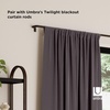 image:imageUmbra Twilight Blackout Panel 95 Set of 2 CharcoalCharcoal