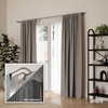 image:imageUmbra Twilight Double Curtain Rod Set  Wrap Around Design Ideal for Blackout or Room Darkening Panels 88 to 144 Inches Nickel