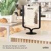 image:imageUmbra Wishbone Tabletop Picture Frame Pedestal Black
