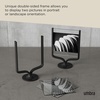 image:imageUmbra Wishbone Tabletop Picture Frame Pedestal Black
