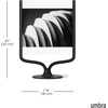 image:imageUmbra Wishbone Tabletop Picture Frame Pedestal Black