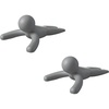 image:imageUmbra Buddy Door Stop HeavyDuty and Flexible SoftTouch Finish Protects Your Floors Grey 2PackSet of 2