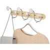 image:imageUmbra Melody WallMount Coat Rack Rail with Nine Hooks NaturalNickel9Hook