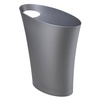 image:imageumbra Slim Trash Can Oval Lid Free Pail Trash Can Dust Boxcharcoal