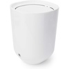 image:imageUmbra Step Trash Can with Lid Small Bathroom Garbage Can White  Melamine construction swing top design glossy finish compact footprint durable for high traffic 17 Gallon capacityWhite