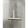 image:imageUmbra Nami Shower Squeegee with Adhesive Hook No Drill Ocean Blue  Streakfree silicone blade clears glass doors and mirrors rustproof damagefree mounting ABS plasticOcean Sand