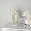 image:imageUmbra Trigem Tiered Tabletop Jewelry Organizer Freestanding Hanging Necklace Earring and Bracelet Display 5 White Gray