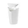 image:imageUmbra Swing Lid with Square Corner Trash Can Corner ofmetallic white