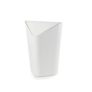 image:imageUmbra Swing Lid with Square Corner Trash Can Corner ofmetallic white