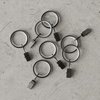 image:imageUmbra Cappa 1 Clip Rings Set of 7 Matte BlackMatte Black