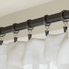 image:imageUmbra Cappa 1 Clip Rings Set of 7 Matte BlackMatte Black