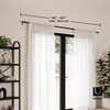 image:imageUmbra Cappa Curtain Rod Set Includes Brackets amp Hardware 66 to 180Inches Black