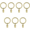 image:imageUmbra Cappa 1 Clip Rings Set of 7 Matte BlackBrass