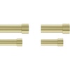 image:imageUmbra Cappa Double Curtain Rod 66 to 120Inch Brass and Umbra 1014557104 Cappa 1Inch Double Curtain Rod Includes 2 Matching Finials Brackets amp Hardware 36 to 66 Brass Curtain Rod Set